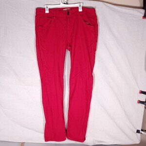 Emerson Edwards Womens Jeans 18 Red Autumn Blaze Maple Pants Bold Streetwear
